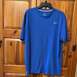 Nike Men's Drifit Short Sleeve Blue Tee XXL